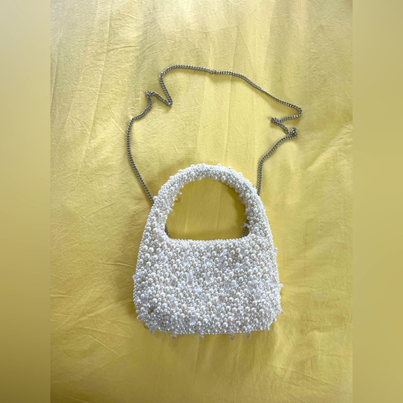 Zara PEARL SHOULDER BAG - Picture 2 of 6